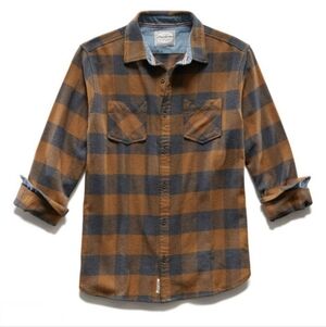 Flag & Anthem Harrell Yellow & Blue Buffalo Plaid Flannel - XXL